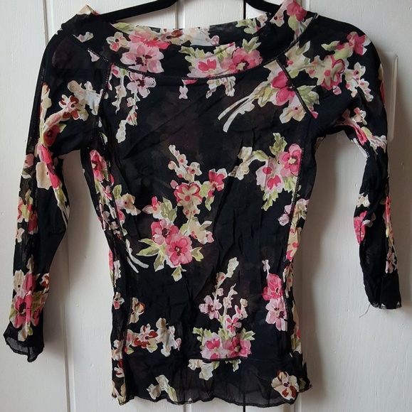 The Limited Mesh Floral Top - Picture 2 of 3